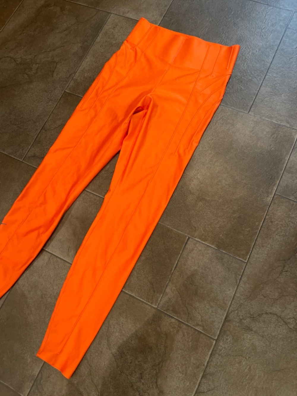 Nike Revolve City Ready 7/8 Tight in Electro Orange Running Leggings Size XS - Picture 4 of 11